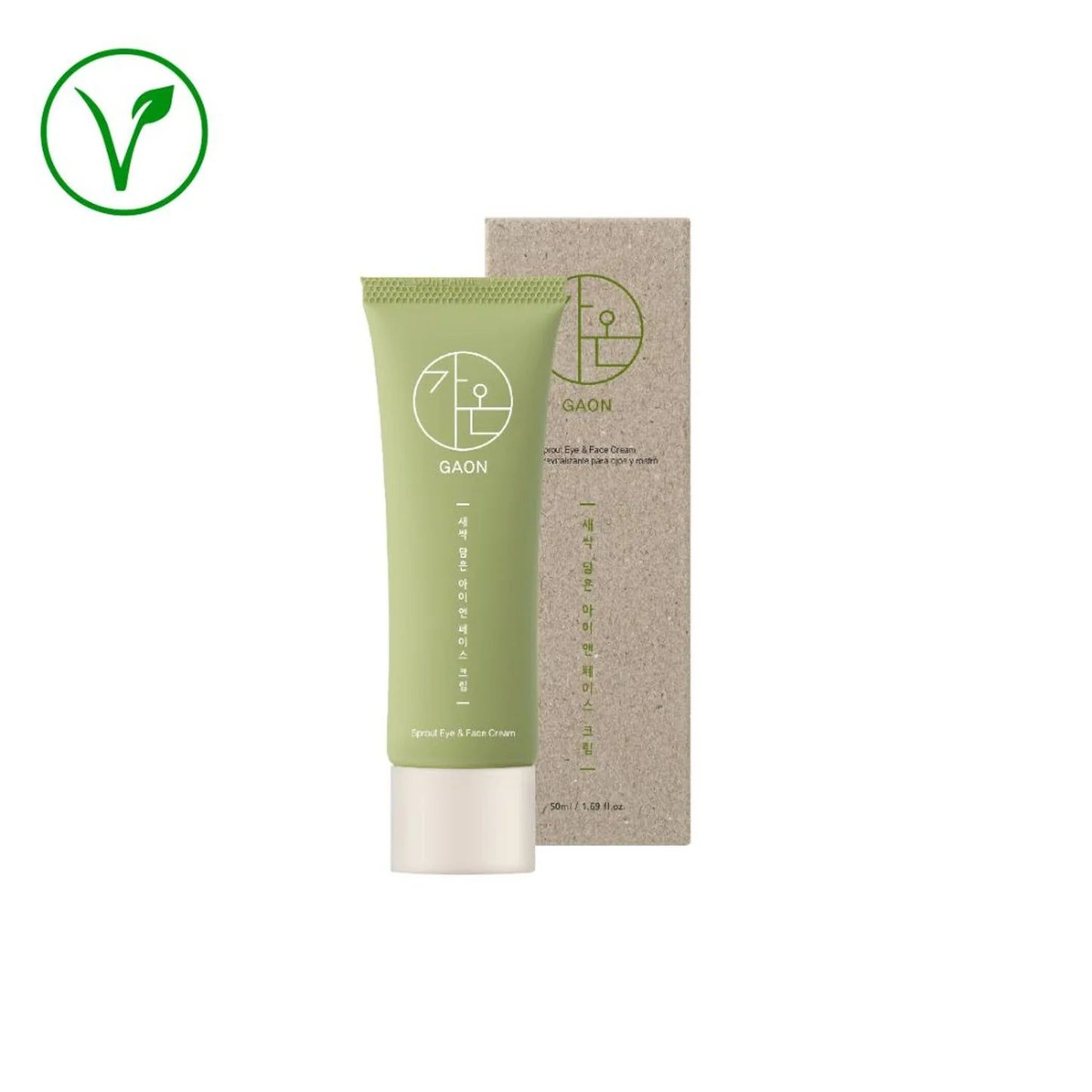 Crema Hidratante Antioxidante y Contorno de Ojos Vegana Gaon 50ml