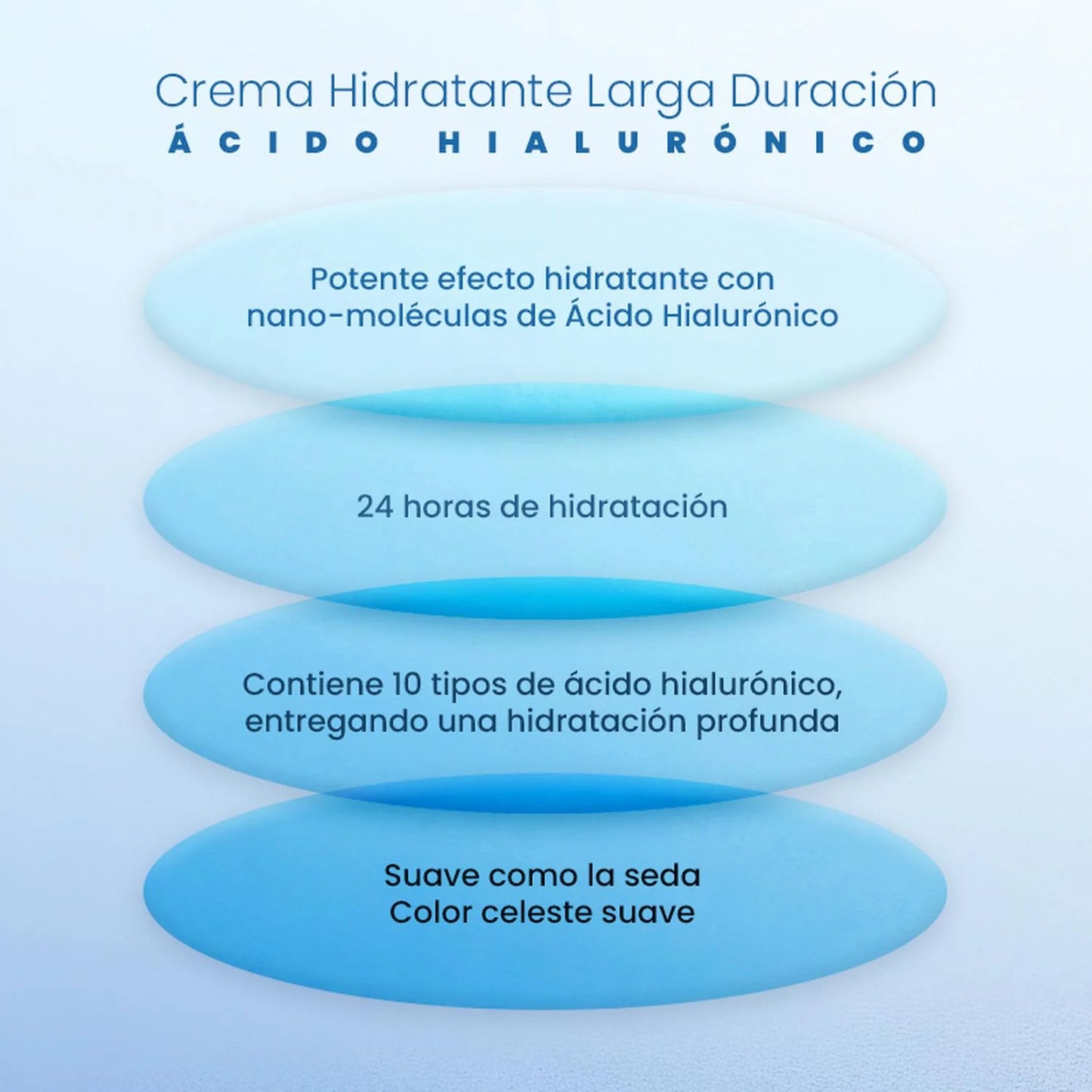 Crema Facial Hidratante Antiedad AMPLEN Ácido Hialurónico 60ml