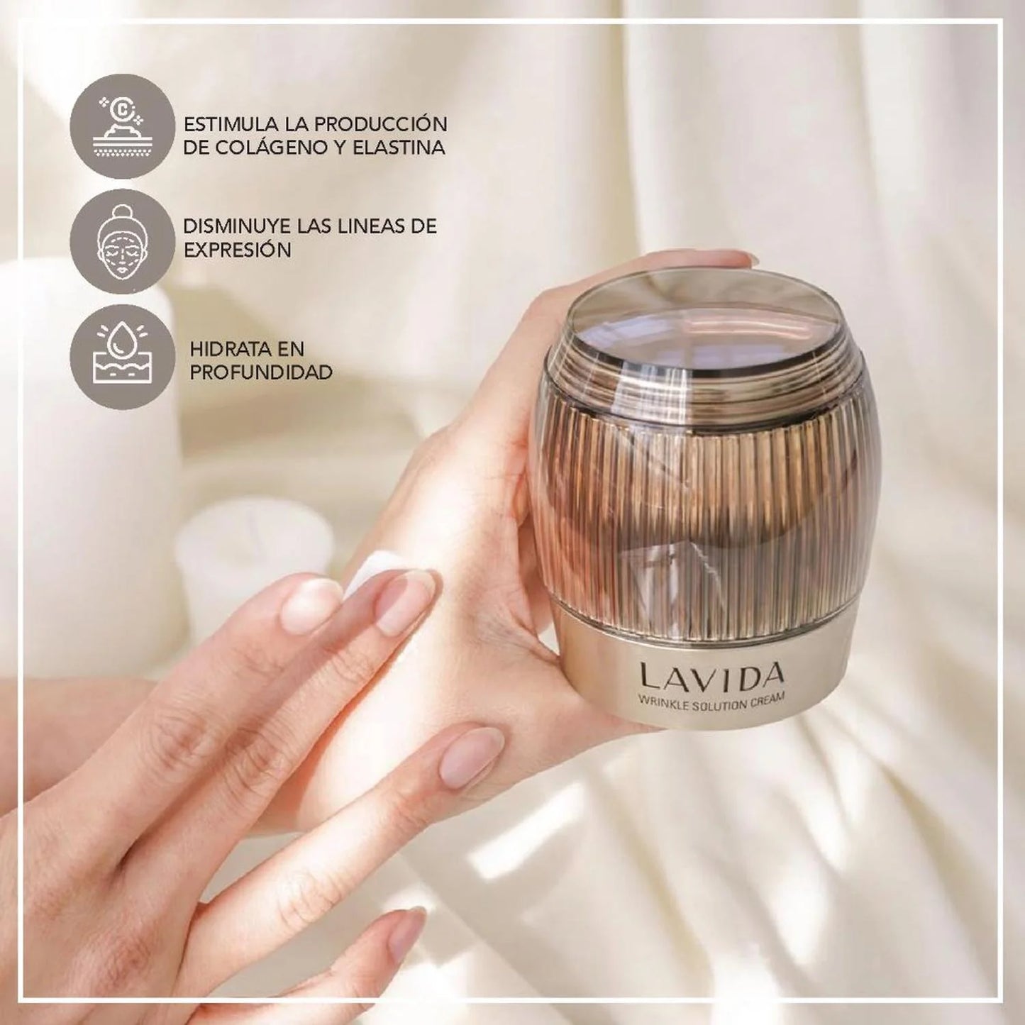 Crema Hidratante Antiedad LAVIDA Powercell 50ml SKU: