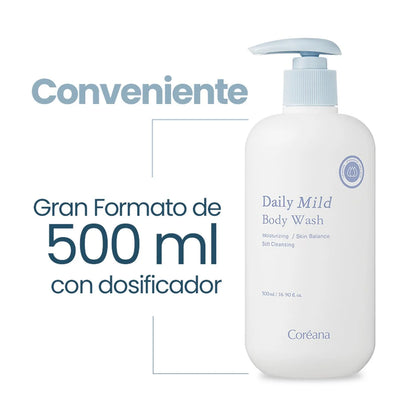 Gel Limpiador Corporal Suave Coréana 500ml AMPLEN