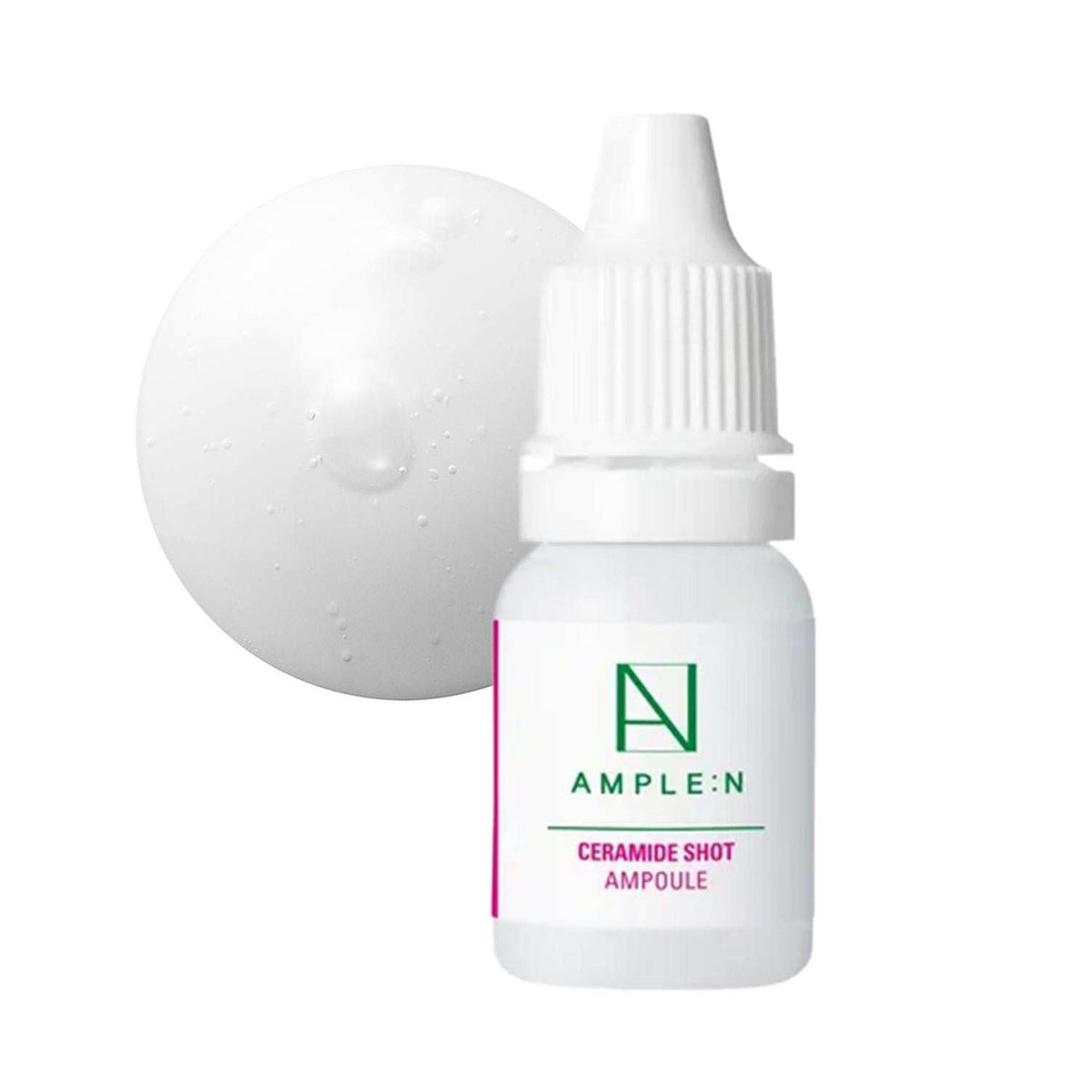 Envase del mini sérum facial hidratante AMPLEN Ceramidas de 10 ml.