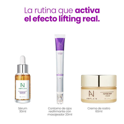 Crema Contorno de Ojos Reafirmante Antiedad Péptidos + Retinol AMPLEN- Peptide Shot Eye Cream 20ml