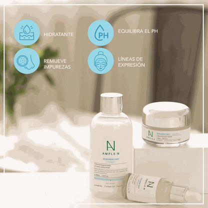 Tónico Facial Hidrantante Amplen Ácido Hialurónico 220ml