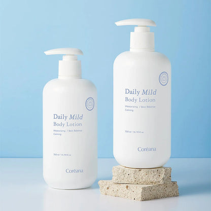 Loción hidratante suave de cuerpo Coréana 500ml AMPLEM
