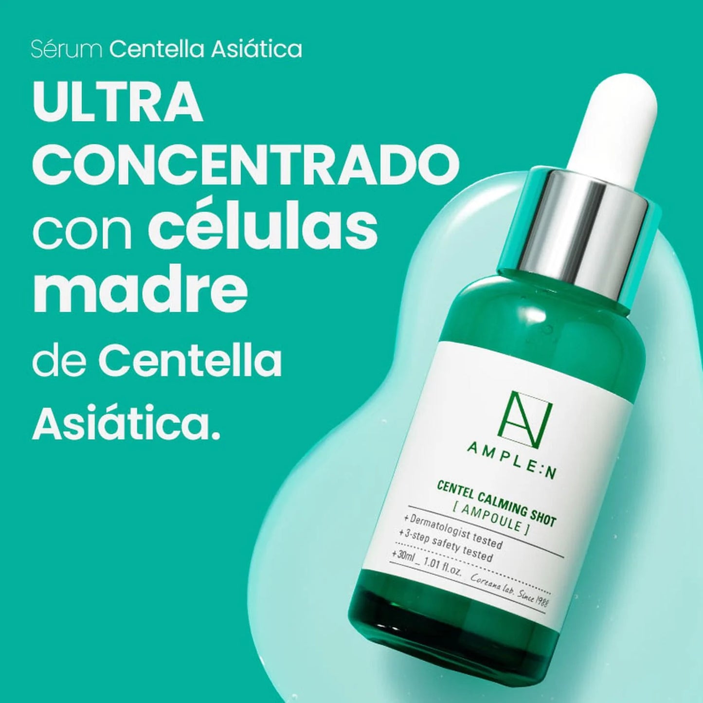 Sérum Reafirmante Multi-Beneficios Centella Asiática 30ml -AMPLEN