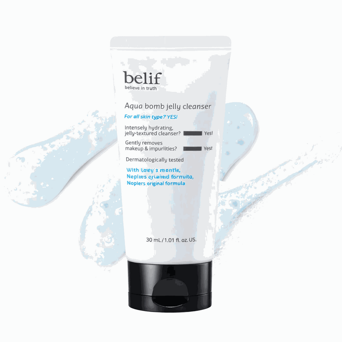 Limpiador Facial Belif Aqua Bomb Jelly 30 ml — imagen 1