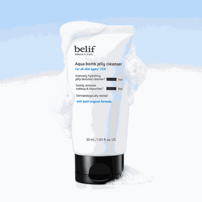 Limpiador Facial Belif Aqua Bomb Jelly 30 ml — imagen 2