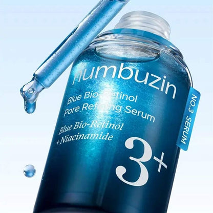 Presentación del sérum Numbuzin No. 3 para poros y textura